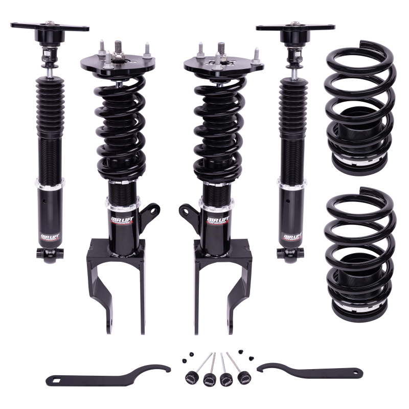 Tesla Model 3 Coilover Suspension Kit - Front + Rear - Air Lift - Air Lift Performance, 32-way damping - `17-`23